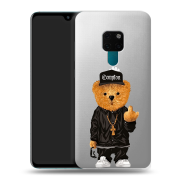 Силиконовый чехол на Huawei Mate 20 с принтом Плюшевый медведь
