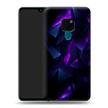 Силиконовый чехол на Huawei Mate 20 с принтом Абстракиция
