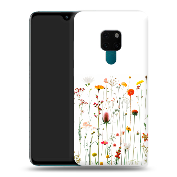 Силиконовый чехол на Huawei Mate 20 с принтом цветы