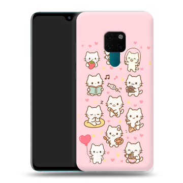 Силиконовый чехол на Huawei Mate 20 с принтом Hello Kitty Хелоу Кити