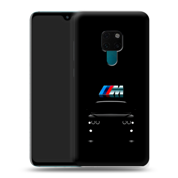 Силиконовый чехол на Huawei Mate 20 с принтом БМВ BMW