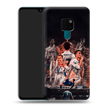 Силиконовый чехол на Huawei Mate 20 с принтом Реал Роналдо Real Ronaldo