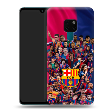 Силиконовый чехол на Huawei Mate 20 с принтом Барселона Barcelona