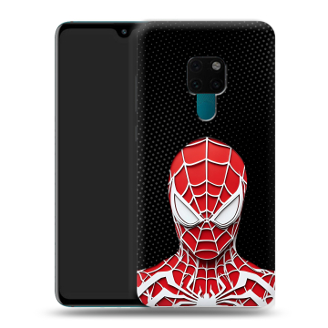 Силиконовый чехол на Huawei Mate 20 с принтом человек паук spiderman