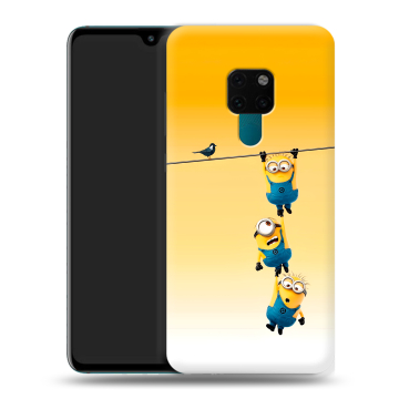 Силиконовый чехол на Huawei Mate 20 с принтом Миньоны