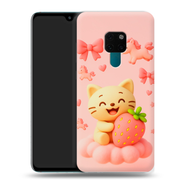 Силиконовый чехол на Huawei Mate 20 с принтом для девочек
