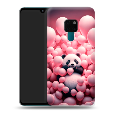 Силиконовый чехол на Huawei Mate 20 с принтом Панда