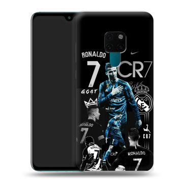 Силиконовый чехол на Huawei Mate 20 с принтом Реал Роналдо