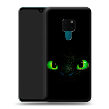 Силиконовый чехол на Huawei Mate 20 с принтом Как приручить дракона