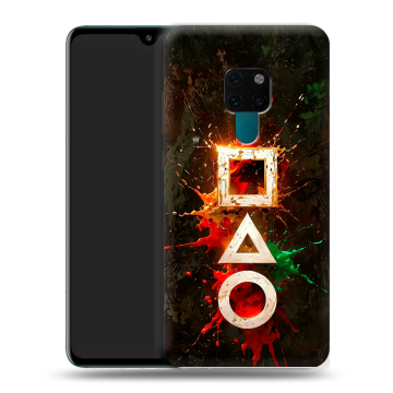 Силиконовый чехол на Huawei Mate 20 с принтом Squid Game Игра кальмара