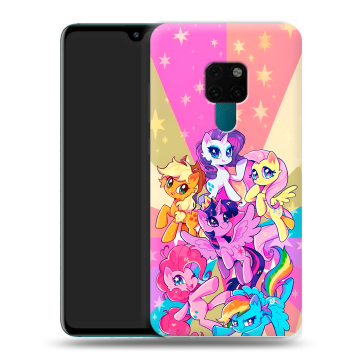 Силиконовый чехол на Huawei Mate 20 с принтом My little pony Дружба чудо Силиконовый чехол на Huawei Mate 20 с принтом My little pony Дружба чудо