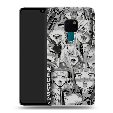 Силиконовый чехол на Huawei Mate 20 с принтом Ahegao Ахегао Аниме