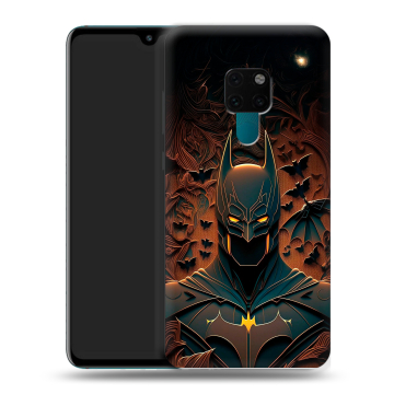 Силиконовый чехол на Huawei Mate 20 с принтом Batman Бэтмен