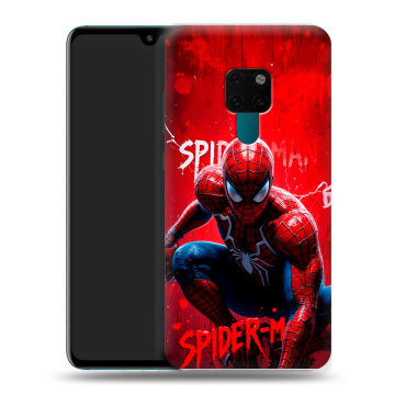 Силиконовый чехол на Huawei Mate 20 с принтом Spiderman Человек паук