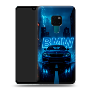 Силиконовый чехол на Huawei Mate 20 с принтом BMW БМВ Силиконовый чехол на Huawei Mate 20 с принтом BMW БМВ