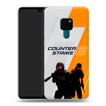 Силиконовый чехол на Huawei Mate 20 с принтом Counter Strike
