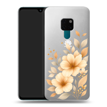 Силиконовый чехол на Huawei Mate 20 с принтом для девушки