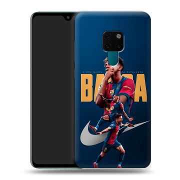 Силиконовый чехол на Huawei Mate 20 с принтом Барселона Barca Yamal 