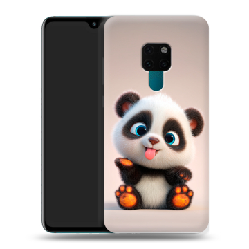Силиконовый чехол на Huawei Mate 20 с принтом милая панда