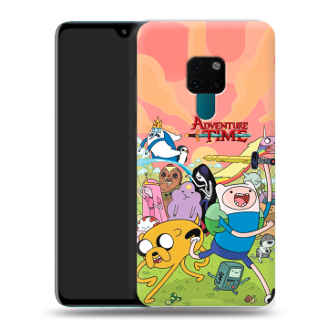 Силиконовый чехол на Huawei Mate 20 с принтом Adventure time Время приключений