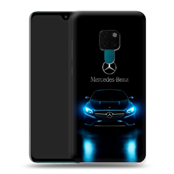 Силиконовый чехол на Huawei Mate 20 с принтом Mercedes Мерседес