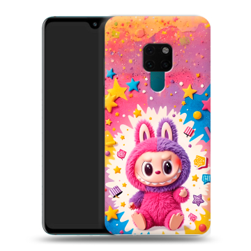 Силиконовый чехол на Huawei Mate 20 с принтом Labubu Лабубу