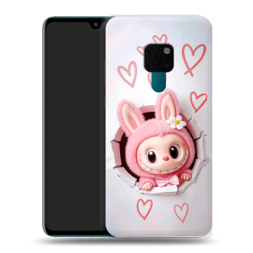 Силиконовый чехол на Huawei Mate 20 с принтом Labubu Лабубу