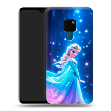 Силиконовый чехол на Huawei Mate 20 с принтом Холодное сердце Frozen