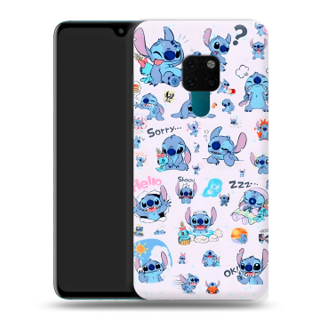 Силиконовый чехол на Huawei Mate 20 с принтом Лило и Стич