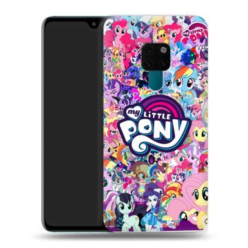 Силиконовый чехол на Huawei Mate 20 с принтом My little pony Дружба чудо