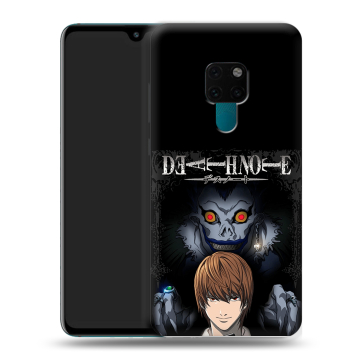 Силиконовый чехол на Huawei Mate 20 с принтом Death note Тетрадь смерти