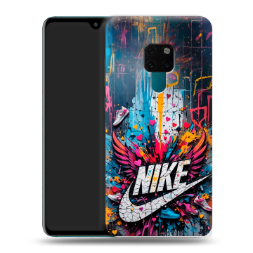 Силиконовый чехол на Huawei Mate 20 с принтом Nike Найк