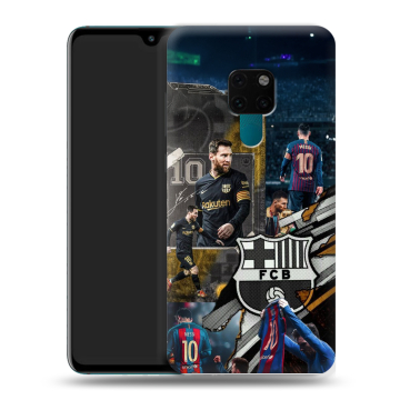 Силиконовый чехол на Huawei Mate 20 с принтом Messi Barcelona Силиконовый чехол на Huawei Mate 20 с принтом Messi Barcelona