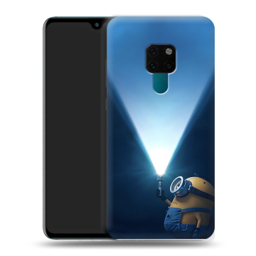Силиконовый чехол на Huawei Mate 20 с принтом Миньоны