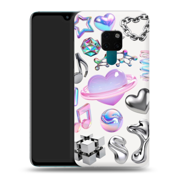 Силиконовый чехол на Huawei Mate 20 с принтом Y2K