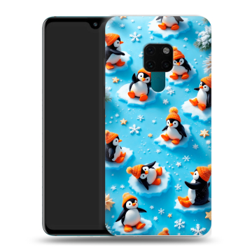 Силиконовый чехол на Huawei Mate 20 с принтом Новый год Силиконовый чехол на Huawei Mate 20 с принтом Новый год