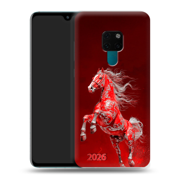 Силиконовый чехол на Huawei Mate 20 с принтом Новый год Силиконовый чехол на Huawei Mate 20 с принтом Новый год
