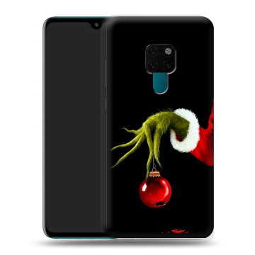 Силиконовый чехол на Huawei Mate 20 с принтом Новый год Гринч Силиконовый чехол на Huawei Mate 20 с принтом Новый год Гринч