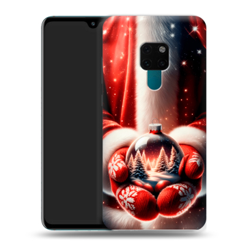Силиконовый чехол на Huawei Mate 20 с принтом Новый год Силиконовый чехол на Huawei Mate 20 с принтом Новый год