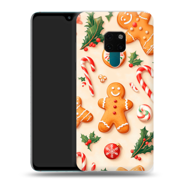 Силиконовый чехол на Huawei Mate 20 с принтом Новый год Силиконовый чехол на Huawei Mate 20 с принтом Новый год