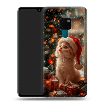 Силиконовый чехол на Huawei Mate 20 с принтом Новый год Силиконовый чехол на Huawei Mate 20 с принтом Новый год