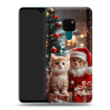 Силиконовый чехол на Huawei Mate 20 с принтом Новый год Силиконовый чехол на Huawei Mate 20 с принтом Новый год