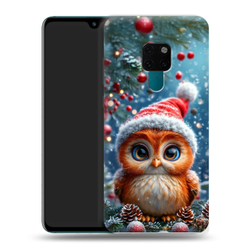 Силиконовый чехол на Huawei Mate 20 с принтом Новый год Силиконовый чехол на Huawei Mate 20 с принтом Новый год