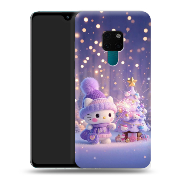 Силиконовый чехол на Huawei Mate 20 с принтом Новый год Силиконовый чехол на Huawei Mate 20 с принтом Новый год