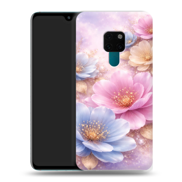 Силиконовый чехол на Huawei Mate 20 с принтом женский