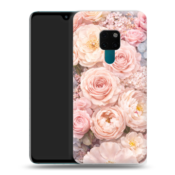 Силиконовый чехол на Huawei Mate 20 с принтом женский