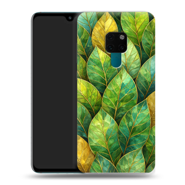 Силиконовый чехол на Huawei Mate 20 с принтом женский
