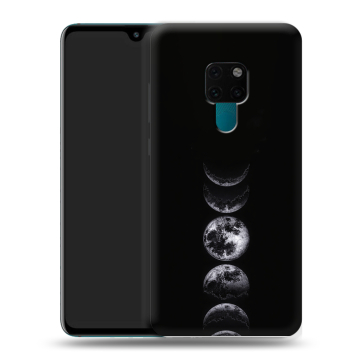 Силиконовый чехол на Huawei Mate 20 с принтом женский
