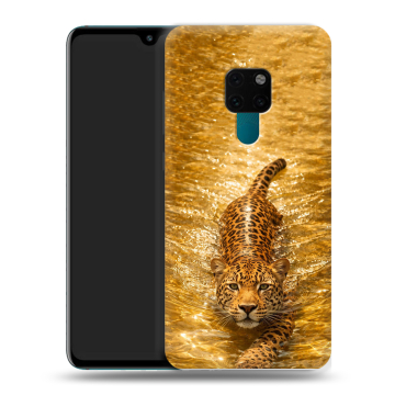 Силиконовый чехол на Huawei Mate 20 с принтом женский
