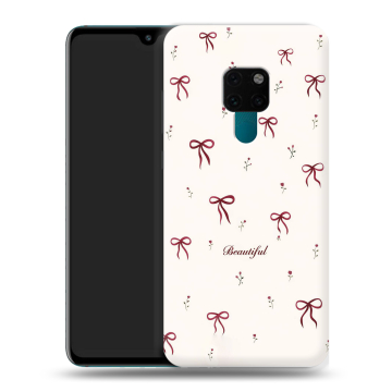Силиконовый чехол на Huawei Mate 20 с принтом для девочек